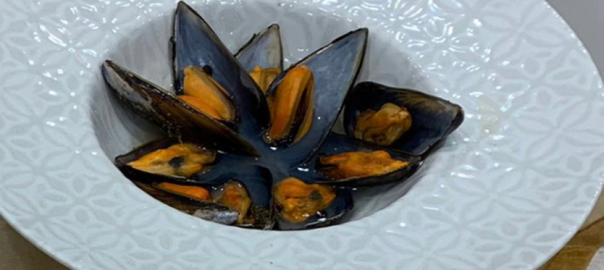 Mejillones al vapor