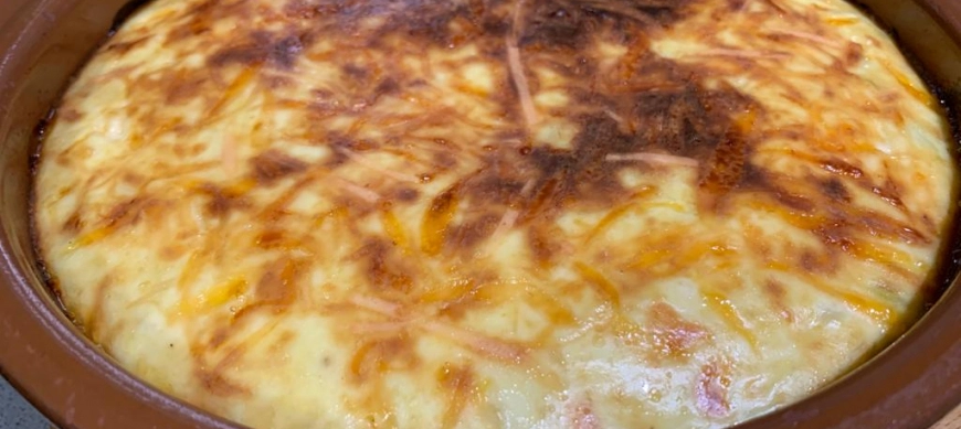 GRATINADO DE PUERRO Y CALABACIN