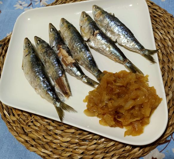 Sardinas a la sal.. Que rica fuente de omega 3!!!!