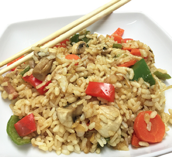 ARROZ ASIATICO CON VERDURAS